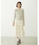 2WAY RUFFLE COLLAR STRIPED L/S TOP