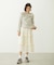 2WAY RUFFLE COLLAR STRIPED L/S TOP