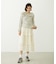 2WAY RUFFLE COLLAR STRIPED L/S TOP