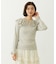 2WAY RUFFLE COLLAR STRIPED L/S TOP