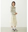 2WAY RUFFLE COLLAR STRIPED L/S TOP