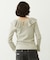 2WAY RUFFLE COLLAR STRIPED L/S TOP