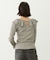 2WAY RUFFLE COLLAR STRIPED L/S TOP