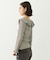 2WAY RUFFLE COLLAR STRIPED L/S TOP