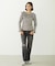 2WAY RUFFLE COLLAR STRIPED L/S TOP