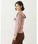 2WAY RUFFLE COLLAR STRIPED L/S TOP