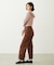 2WAY RUFFLE COLLAR STRIPED L/S TOP
