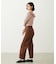 2WAY RUFFLE COLLAR STRIPED L/S TOP
