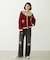 2WAY RUFFLE COLLAR STRIPED L/S TOP