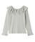 2WAY RUFFLE COLLAR STRIPED L/S TOP