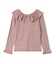 2WAY RUFFLE COLLAR STRIPED L/S TOP