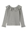 2WAY RUFFLE COLLAR STRIPED L/S TOP