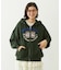 COLLEGE LOGO PATCH ZIP UP HOODIE