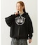 COLLEGE LOGO PATCH ZIP UP HOODIE