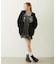 COLLEGE LOGO PATCH ZIP UP HOODIE