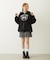 COLLEGE LOGO PATCH ZIP UP HOODIE