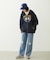 COLLEGE LOGO PATCH ZIP UP HOODIE