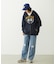 COLLEGE LOGO PATCH ZIP UP HOODIE