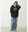 COLLEGE LOGO PATCH ZIP UP HOODIE