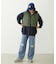 COLLEGE LOGO PATCH ZIP UP HOODIE