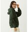 COLLEGE LOGO PATCH ZIP UP HOODIE