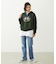 COLLEGE LOGO PATCH ZIP UP HOODIE