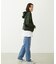 COLLEGE LOGO PATCH ZIP UP HOODIE