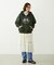 COLLEGE LOGO PATCH ZIP UP HOODIE