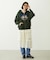 COLLEGE LOGO PATCH ZIP UP HOODIE