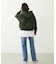 COLLEGE LOGO PATCH ZIP UP HOODIE