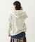 COLLEGE LOGO PATCH ZIP UP HOODIE