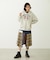 COLLEGE LOGO PATCH ZIP UP HOODIE