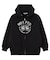 COLLEGE LOGO PATCH ZIP UP HOODIE