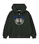 COLLEGE LOGO PATCH ZIP UP HOODIE