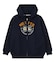 COLLEGE LOGO PATCH ZIP UP HOODIE