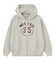 COLLEGE LOGO PATCH ZIP UP HOODIE