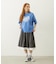 LACE HEM STRIPED SKIRT