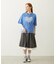 LACE HEM STRIPED SKIRT