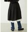 LACE HEM STRIPED SKIRT