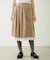 LACE HEM STRIPED SKIRT