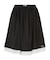 LACE HEM STRIPED SKIRT