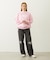 ICING LOGO SAGARA WIDE CREW SWEAT TOP