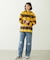 CONTRAST RIB STRIPED HOODED TOP