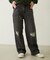 DOUBLE KNEE DISTRESSED DENIM PANTS