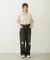 DOUBLE KNEE DISTRESSED DENIM PANTS