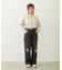 DOUBLE KNEE DISTRESSED DENIM PANTS