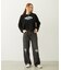 DOUBLE KNEE DISTRESSED DENIM PANTS