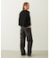 DOUBLE KNEE DISTRESSED DENIM PANTS