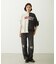 DOUBLE KNEE DISTRESSED DENIM PANTS