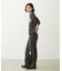 DOUBLE KNEE DISTRESSED DENIM PANTS